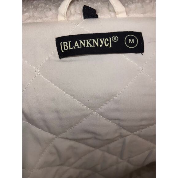 Blank NYC Feeling Cozy Sweater Sherpa Jacket, Size Medium - Picture 9 of 11